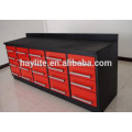 Widely Used industrial moving steel workbenches with drawers for sale